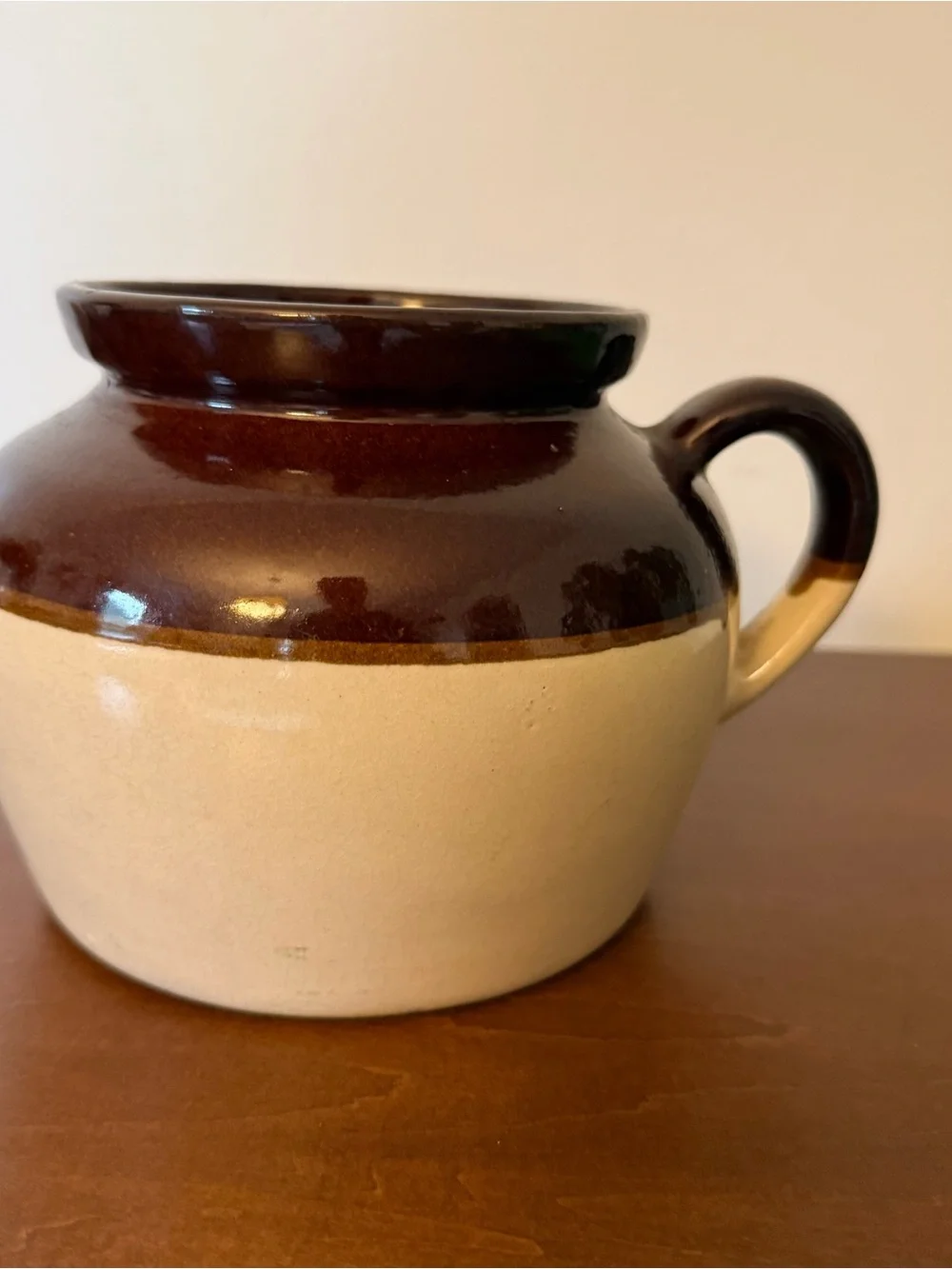Vintage round stoneware